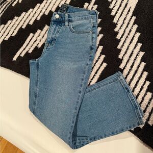 J. Crew Denim Mid-Rise Flare Crop Blue Jeans
